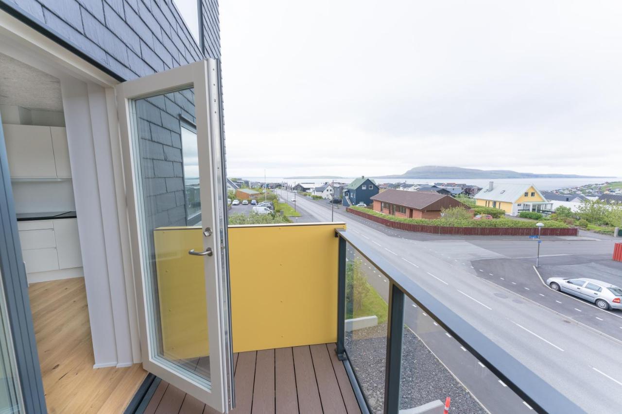 New / Stunning Sea View / Light / 3 Br Lägenhet Tórshavn Exteriör bild